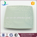 wholesale ceramic flower square dish for decoration